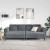 Set de canapea 3 pcs Gri închis Catifea GartenMobel Dekor
