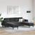 Set de canapea 3 pcs Negru Catifea GartenMobel Dekor