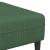 Sofa din material textil cu pernă Verde închis Țesătură de catifea GartenMobel Dekor