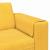 Sofa din material textil Galben Deschis Țesătură de catifea GartenMobel Dekor