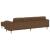 Set de canapea 3 pcs Maro Piele ecologică de suede GartenMobel Dekor