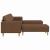Set de canapea 3 pcs Maro Piele ecologică de suede GartenMobel Dekor