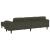 Set de canapea 3 pcs Verde militar Piele ecologică de suede GartenMobel Dekor