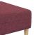 Sofa din material textil cu pernă 3 pcs Roșu Vin 208 cm țesătură GartenMobel Dekor