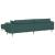Sofa din material textil cu pernă 3 pcs Verde închis 208 cm țesătură GartenMobel Dekor