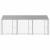 Cușcă pentru câine Argintiu 600 x 200 x 256 cm Oțel Galvanizat GartenMobel Dekor