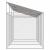 Cușcă pentru câine Argintiu 600 x 200 x 256 cm Oțel Galvanizat GartenMobel Dekor