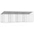 Cușcă pentru câine Argintiu 800 x 200 x 256 cm Oțel Galvanizat GartenMobel Dekor