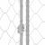 Cușcă pentru câine Argintiu 800 x 200 x 256 cm Oțel Galvanizat GartenMobel Dekor