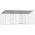 Cușcă pentru câine Argintiu 600 x 200 x 256 cm Oțel Galvanizat GartenMobel Dekor