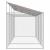 Cușcă pentru câine Argintiu 800 x 200 x 256 cm Oțel Galvanizat GartenMobel Dekor