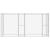 Cușcă pentru câine Argintiu 400 x 200 x 200 cm Oțel Galvanizat GartenMobel Dekor