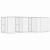 Cușcă pentru câine Argintiu 600 x 200 x 200 cm Oțel Galvanizat GartenMobel Dekor