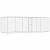 Cușcă pentru câine Argintiu 600 x 200 x 256 cm Oțel Galvanizat GartenMobel Dekor