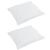 Set de pilote de iarnă cu pernă 3 pcs Alb 260 x 220 cm GartenMobel Dekor