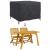 Husă pentru mobilier de exterior Negru 100 x 100 x 70 cm 420D GartenMobel Dekor