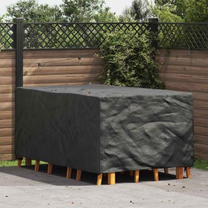 Husă pentru mobilier de exterior Negru 143 x 225 x 90 cm 600D GartenMobel Dekor