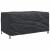 Husă pentru mobilier de exterior Negru 160 x 100 x 70 cm 210D GartenMobel Dekor
