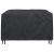 Husă pentru mobilier de exterior Negru 150 x 150 x 75 cm 210D GartenMobel Dekor