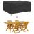 Husă pentru mobilier de exterior Negru 200 x 165 x 80 cm 420D GartenMobel Dekor