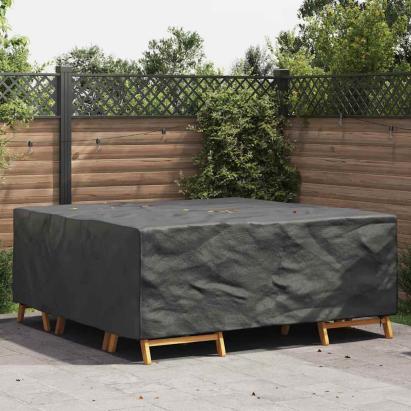 Husă pentru mobilier de exterior Negru 210 x 200 x 70 cm 600D GartenMobel Dekor