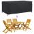 Husă pentru mobilier de exterior Negru 240 x 110 x 70 cm 420D GartenMobel Dekor