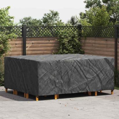 Husă pentru mobilier de exterior Negru 250 x 210 x 70 cm 210D GartenMobel Dekor