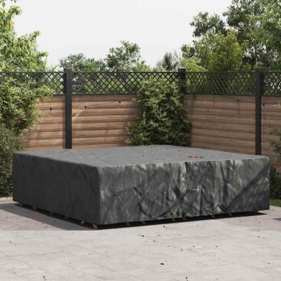 Husă pentru mobilier de exterior Negru 260 x 260 x 70 cm 210D GartenMobel Dekor