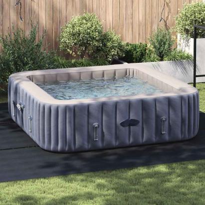 Folie pentru Bază de Piscină Negru 396 x 396 cm GartenMobel Dekor