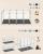 SONGMICS Tarc animale mici modular cu placi de baza si covoras impermeabil, 145x73x57 cm, transparent Household NewTrend