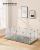 SONGMICS Tarc animale mici modular cu placi de baza si covoras impermeabil, 143x73x46 cm, transparent Household NewTrend