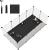 SONGMICS Tarc animale mici modular cu placi de baza si covoras impermeabil, 143x73x46 cm, transparent Household NewTrend