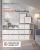 SONGMICS Etajera 6 compartimente, 4 sertare textile, PAL si MDF, 27x83x62 cm, alb Household NewTrend