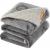 FEANDREA Patura impermeabila XXL pentru caini, fleece si flanel, fata dubla, 203x152 cm, gri Household NewTrend