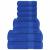 Set prosoape 8 buc Albastru 360 g/m² 100% bumbac GartenMobel Dekor