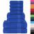 Set prosoape 8 buc Albastru 360 g/m² 100% bumbac GartenMobel Dekor