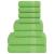 Set de prosoape 8 piese Apple Green 360 g/m² 100% bumbac GartenMobel Dekor