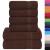 Set prosoape 6 piese maro 360 g/m² 100% bumbac GartenMobel Dekor