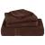 Set prosoape 6 piese maro 360 g/m² 100% bumbac GartenMobel Dekor