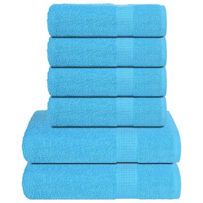 Set prosoape 8 piese Turcoaz 360 g/m² 100% bumbac GartenMobel Dekor