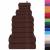 Set prosoape 12 piese maro 360 g/m² 100% bumbac GartenMobel Dekor