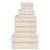 Set prosoape 12 piese cremă 360 g/m² 100% bumbac GartenMobel Dekor