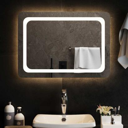 Oglindă de baie cu LED, 70x50 cm GartenMobel Dekor