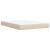 Pat box spring cu saltea, crem, 160x200 cm, material textil GartenMobel Dekor