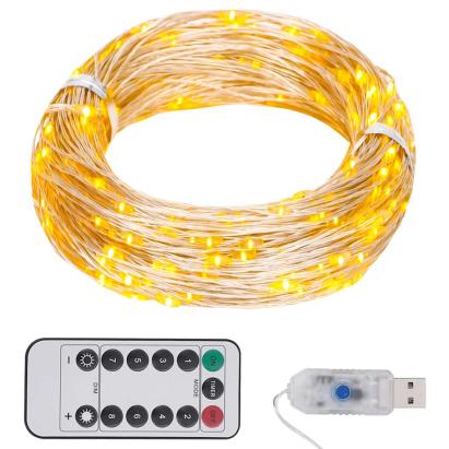 Instalație cu 150 LED-uri, alb cald, 15 m GartenMobel Dekor