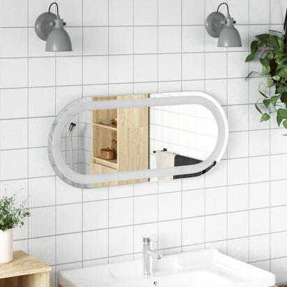 Oglindă de baie cu LED, 70x30 cm, ovală GartenMobel Dekor