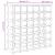 Raft de vin pentru 42 sticle, 68,5x23x68,5 cm, lemn masiv pin GartenMobel Dekor