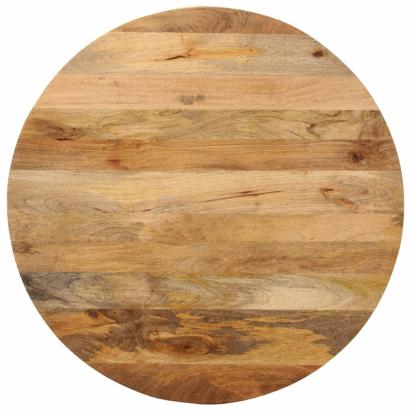 Blat de masă rotund, Ø 90x3,8 cm, lemn masiv de mango brut GartenMobel Dekor