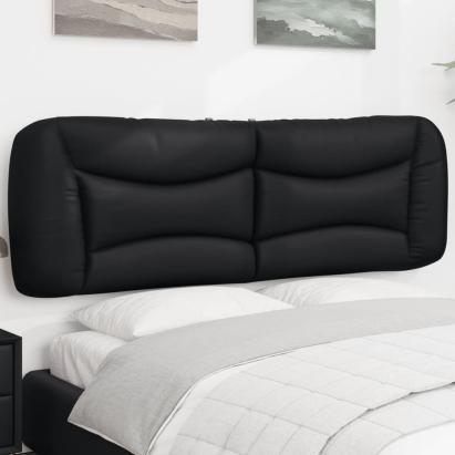 Pernă pentru tăblie de pat, negru, 152 cm, piele artificială GartenMobel Dekor