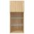 Comode TV cu lumini LED, 2 buc., stejar sonoma, 40,5x30x90 cm GartenMobel Dekor